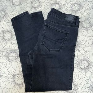 American Eagle next level stretch Black Skinny Jeans